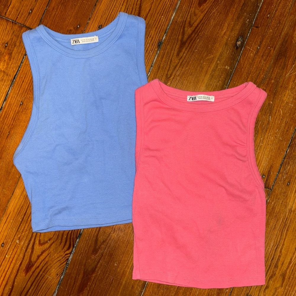 ZARA tank tops/ cropped